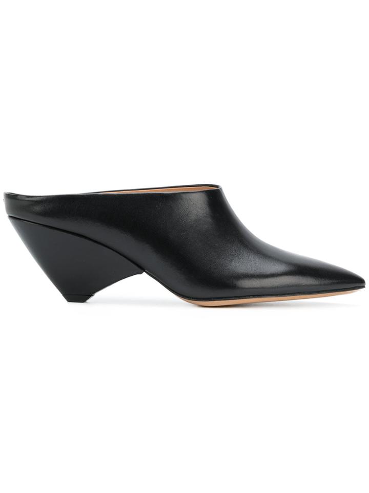 Maison Margiela Pointed Toe Mules - Black