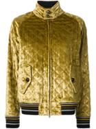 Maison Margiela Quilted Bomber Jacket - Yellow & Orange