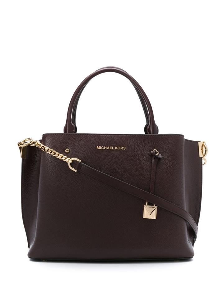 Michael Michael Kors Lock Charm Tote Bag - Red