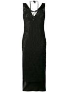 Christian Dior Pre-owned Double Layered Long Dress - Black