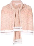 Sonia Rykiel Printed Tweed Half Sweater - Yellow & Orange