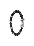 Salvatore Ferragamo Semi-precious Stone And Gancini Bracelet - Blue