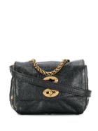 Zanellato Stitch Detail Mini Tote Bag - Black