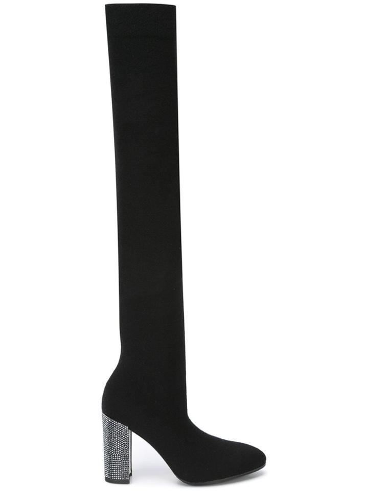 René Caovilla Thigh-high Boots - Black