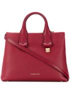 Michael Michael Kors Padlock Logo Tote Bag - Red