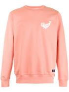 Bleu De Paname - Logo Print Sweatshirt - Men - Cotton - M, Pink/purple, Cotton