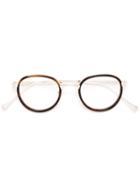 Matsuda Round Frame Glasses, Grey, Acetate/silver