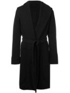 Rick Owens Drkshdw - Waist-tie Coat - Men - Cotton - S, Black, Cotton