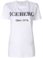 Iceberg Logo Print T-shirt - White