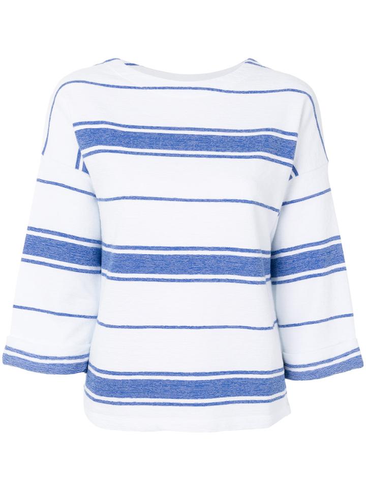 Bellerose Wide Stripe Jumper - Blue