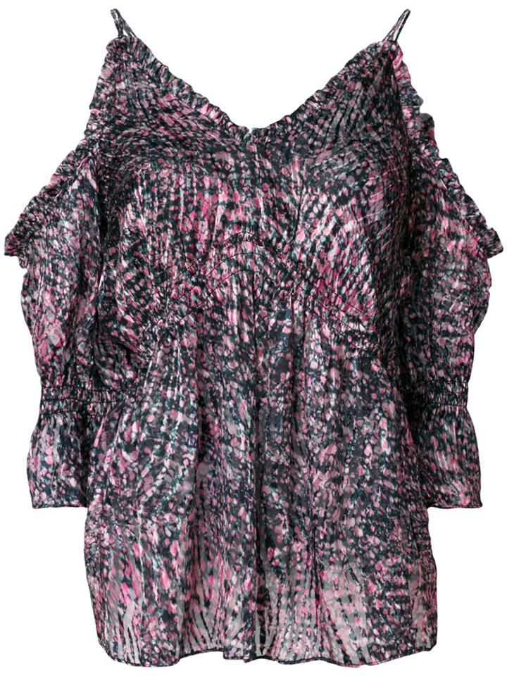 Iro Eldan Blouse - Pink & Purple