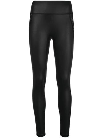 Kiki De Montparnasse Lace-detail Leggings - Black