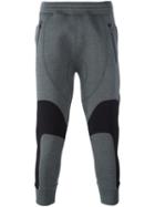 Neil Barrett Tapered Track Pants, Men's, Size: Medium, Grey, Lyocell/viscose/cotton/polyurethane