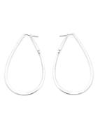 Shylee Rose Diamond Oval Hoop Earrings