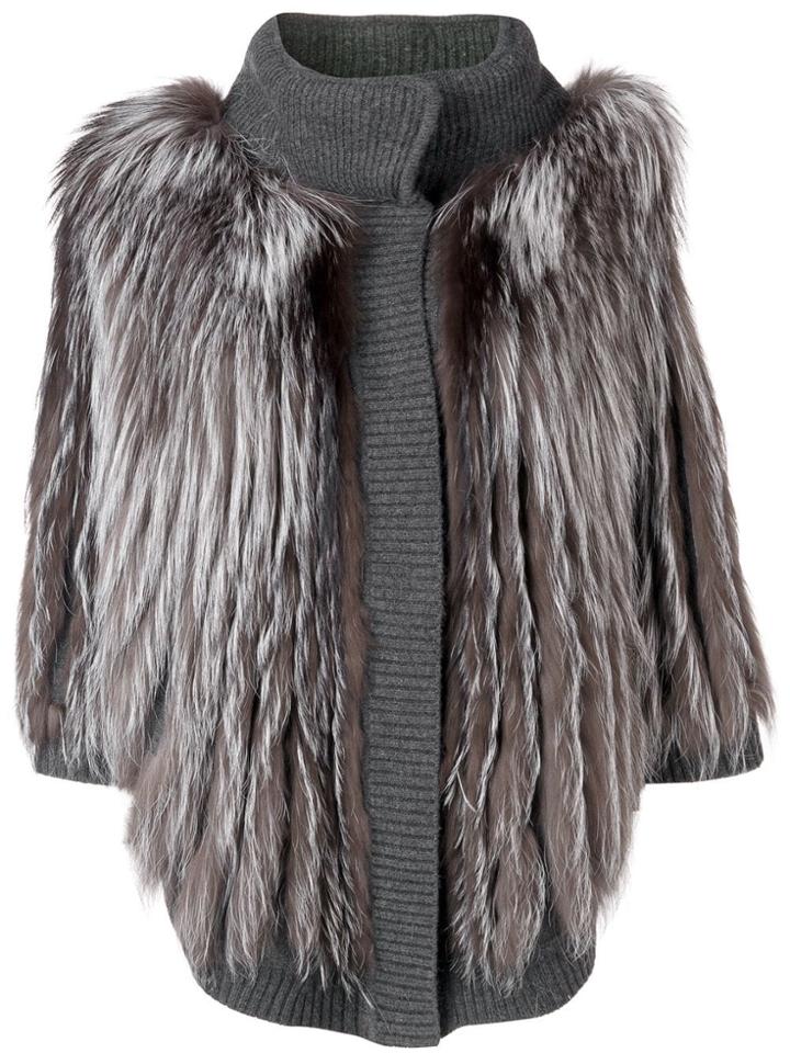 Liska Panel Oversized Jacket - Grey