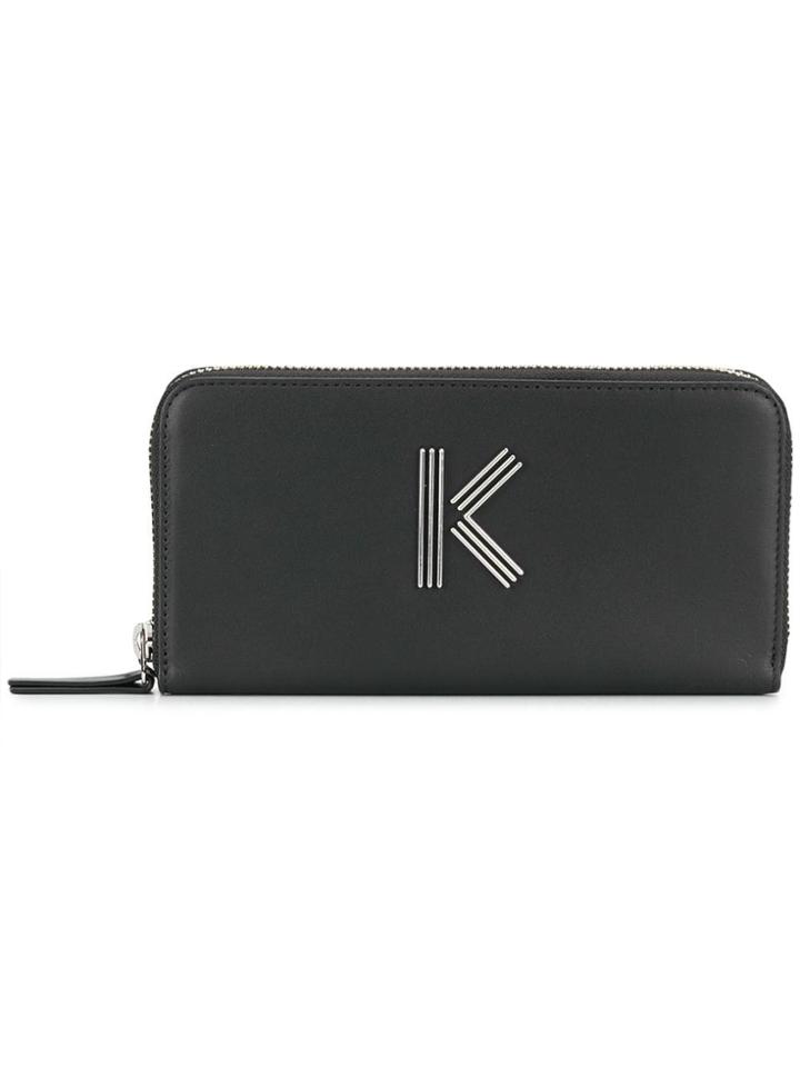 Kenzo All-around Zip Wallet - Black