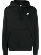 Nike Embroidered Logo Hoodie - Black