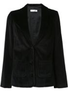 Anine Bing Velour Blazer, Women's, Size: Xs, Black, Polyester