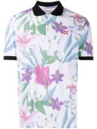 Mc2 Saint Barth Floral Print Polo Shirt - White
