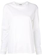 Jil Sander Longsleeved T-shirt - White