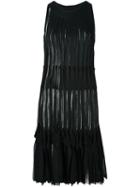 Missoni Fringed Knitted Dress, Women's, Size: 42, Black, Rayon/wool