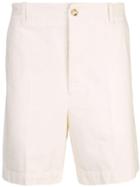 Gucci Embroidered Chino Shorts - White