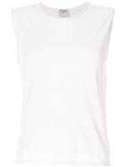 Chanel Pre-owned Knitted Cc Logo Tank Top - White