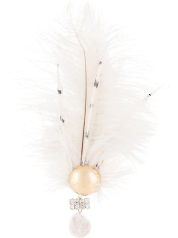 Rachel Comey Feather Earring - White