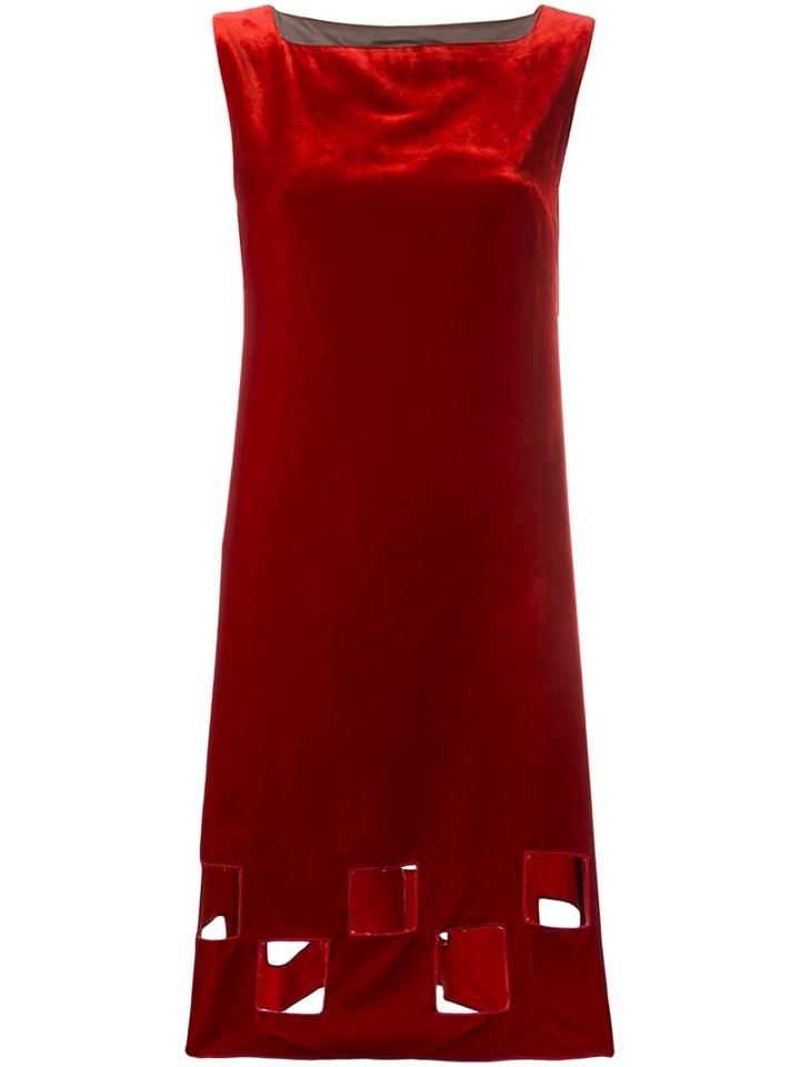 Jean Paul Gaultier Vintage Cut-out Velvet Dress