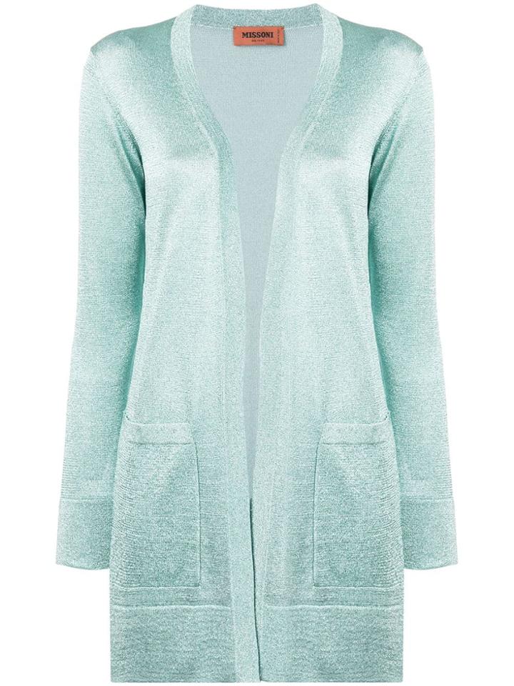 Missoni Glitter Knitted Cardigan - Green