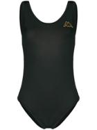 Kappa Logo Print Swimsuit - Black