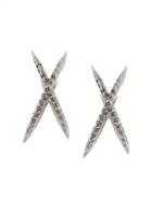 Alancrocetti Studded Spike Earrings - Silver