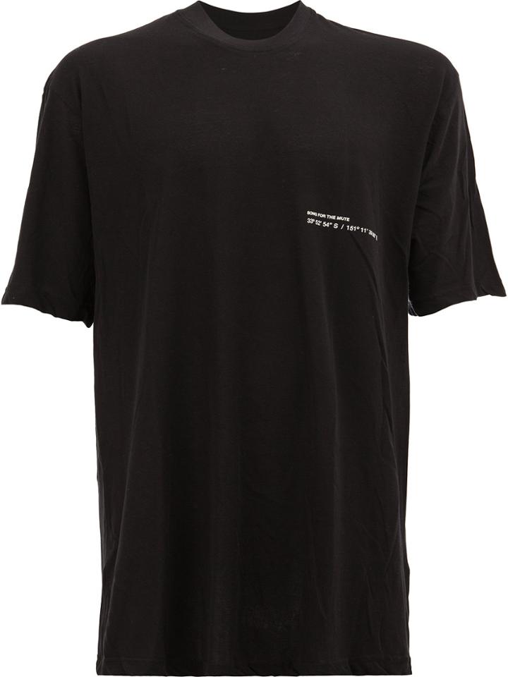Song For The Mute Wander Kid Print T-shirt - Black
