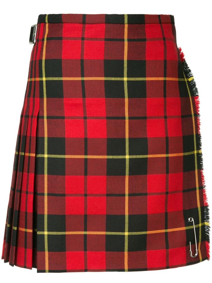 Le Kilt Plaid Skirt - Red