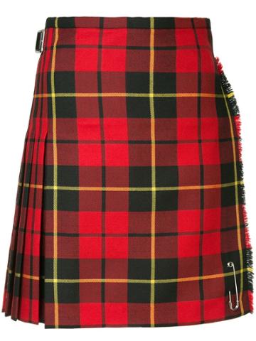 Le Kilt Plaid Skirt - Red
