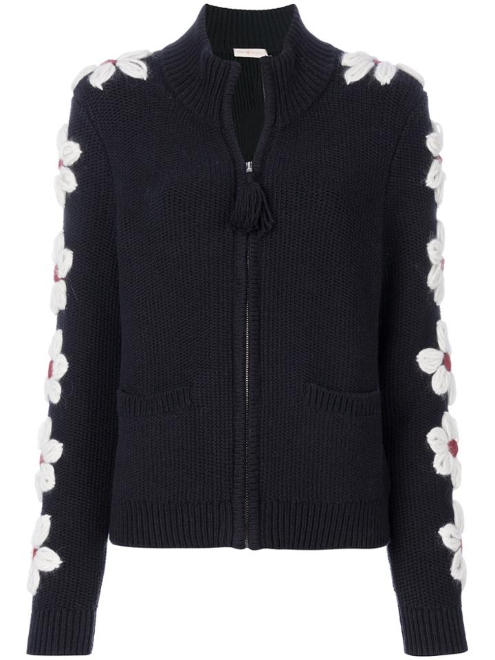 Tory Burch Leah Cardigan - Blue