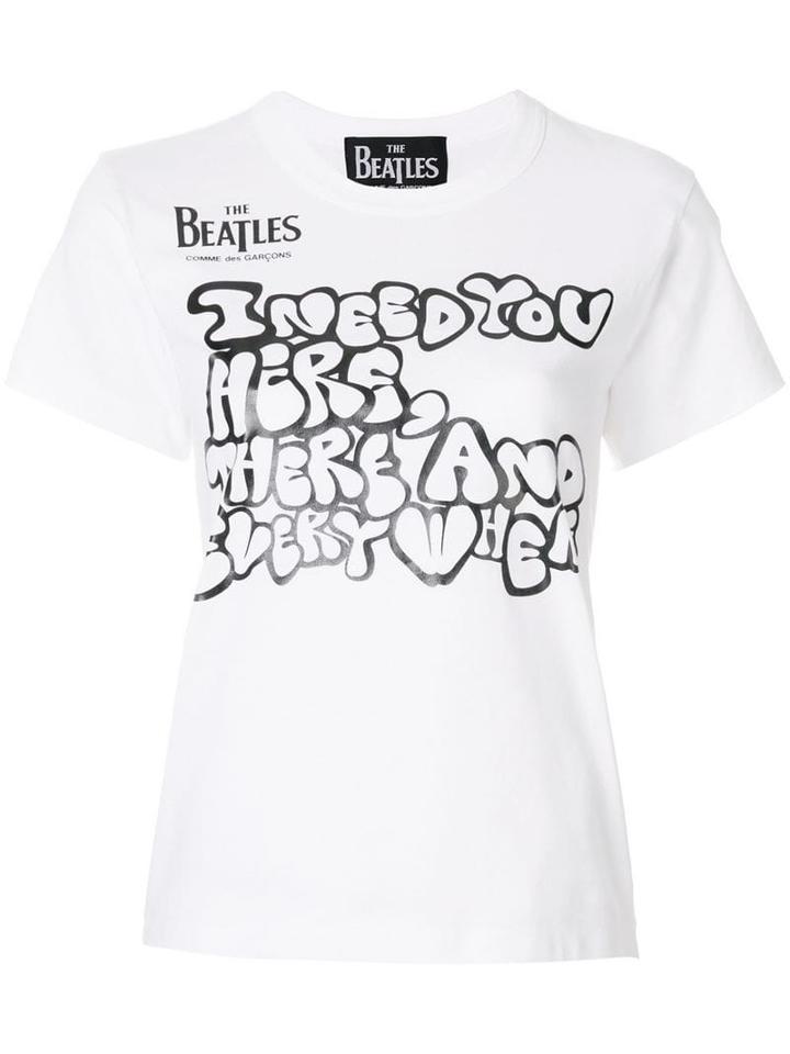 The Beatles X Comme Des Garçons - White