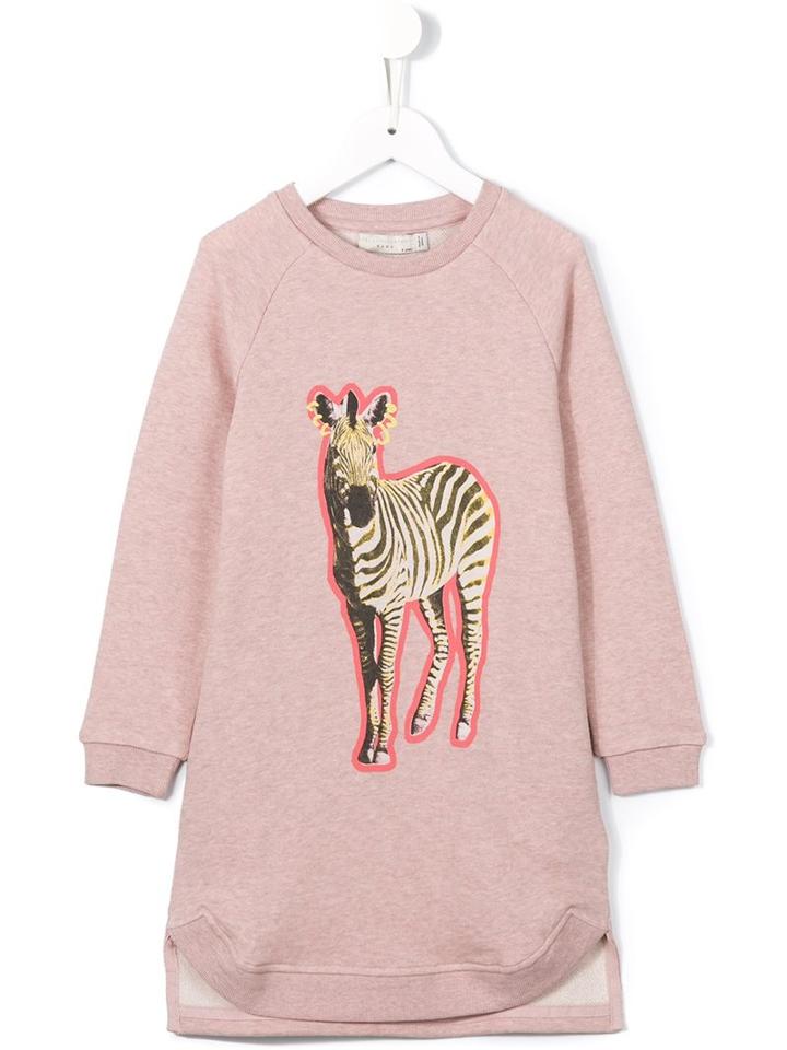 Stella Mccartney Kids 'sapphire' Sweatshirt Dress, Toddler Girl's, Size: 5 Yrs, Pink/purple