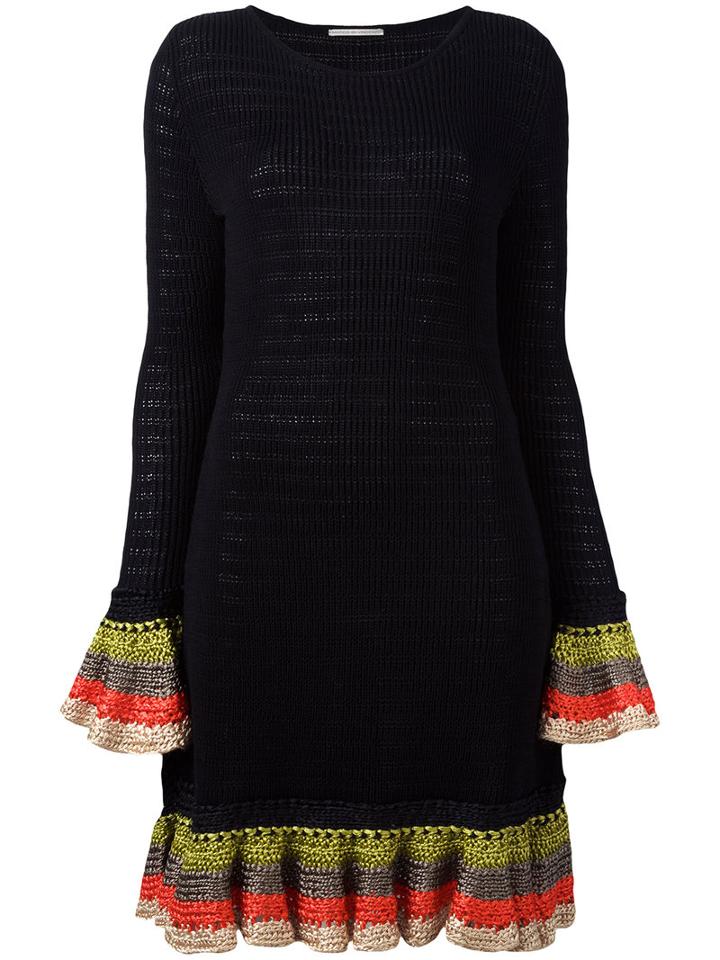 Marco De Vincenzo Knitted Dress, Women's, Size: 40, Black, Cotton/viscose