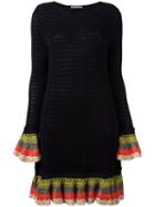 Marco De Vincenzo Knitted Dress, Women's, Size: 40, Black, Cotton/viscose