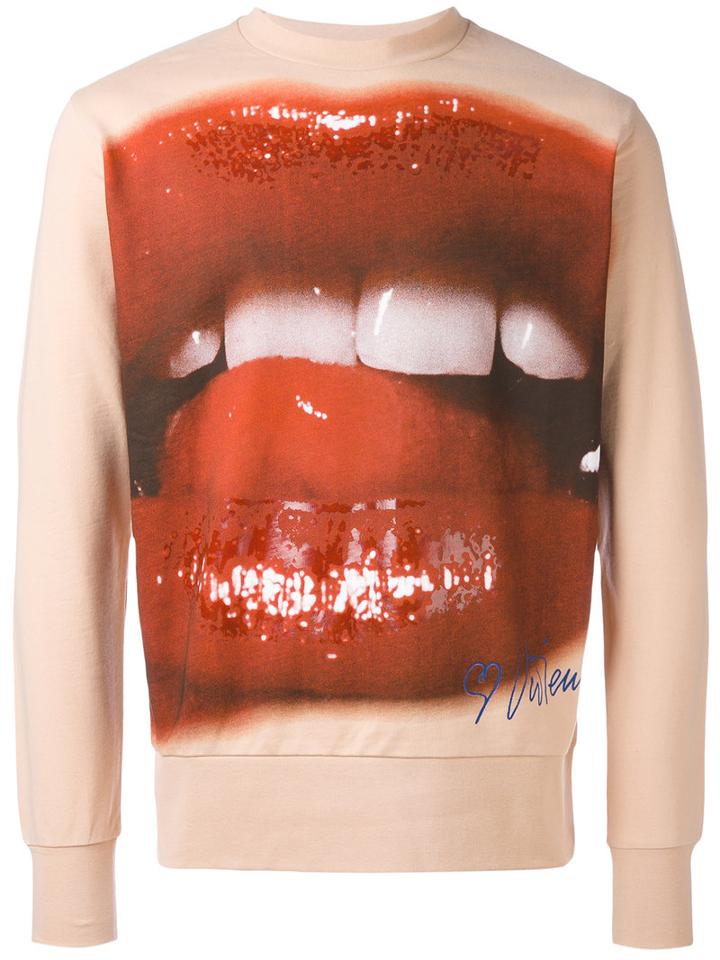 Lips Sweatshirt - Men - Cotton - S, Nude/neutrals, Cotton, Vivienne Westwood Man