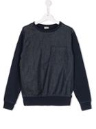 Paul Smith Junior Denim Front Sweatshirt, Boy's, Size: 14 Yrs, Blue