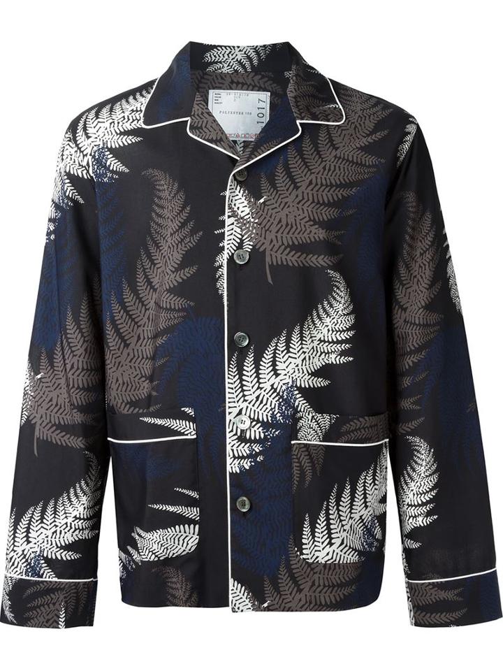 Sacai Fern Print Pyjama Jacket
