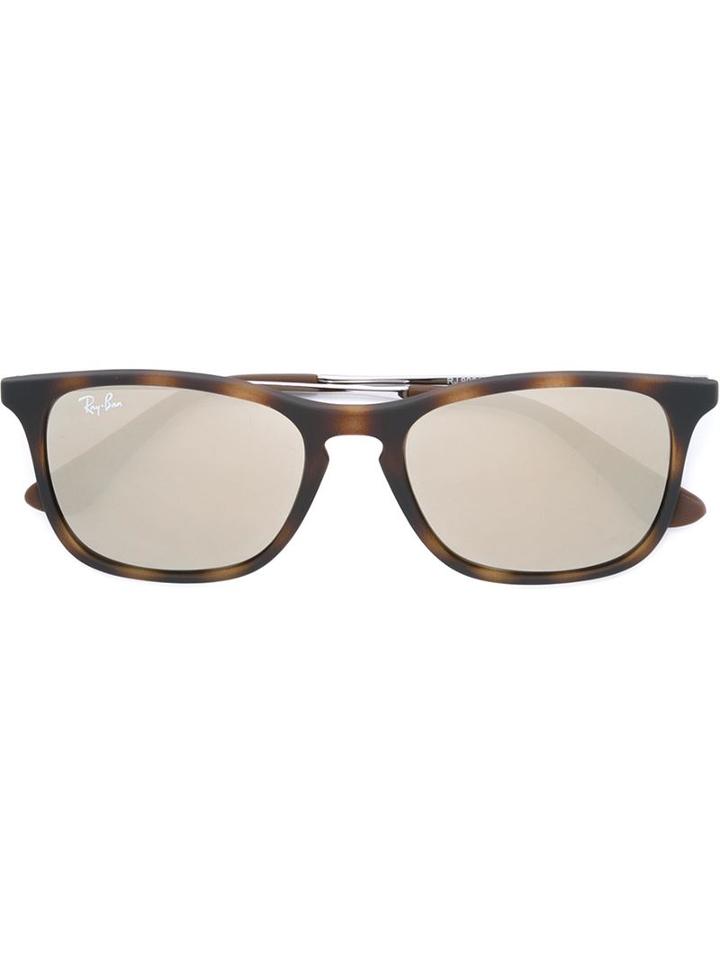 Ray Ban Junior Chris Junior Sunglasses, Boy's, Brown