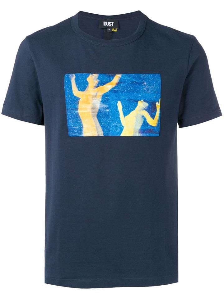 Dust Graphic Print T-shirt - Blue