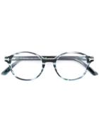 Tom Ford Eyewear Round Frame Glasses, Black, Acetate/metal (other)