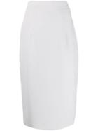 Safiyaa London Slim-fit Pencil Skirt - Grey
