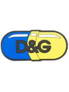 Dolce & Gabbana Pill Shaped Logo Patch - Blue