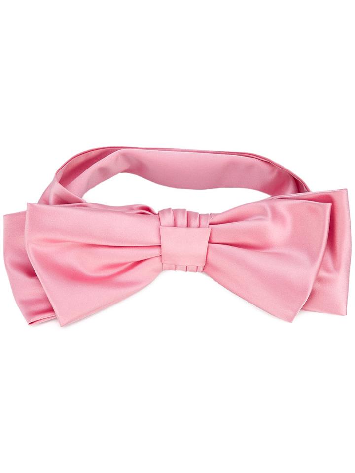Gucci - Bow Headband - Women - Silk - One Size, Pink/purple, Silk