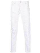 Dsquared2 - Distressed Skater Jeans - Men - Cotton - 50, White, Cotton
